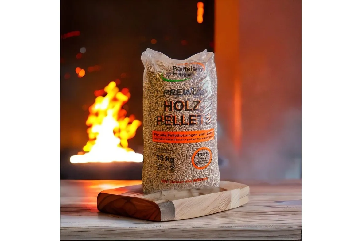 Holzpellets Premium Selection EN plus A1 480 kg ( 32 Säcke je 15 kg)